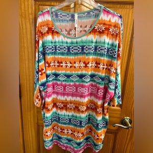 Yetts LA plus size top